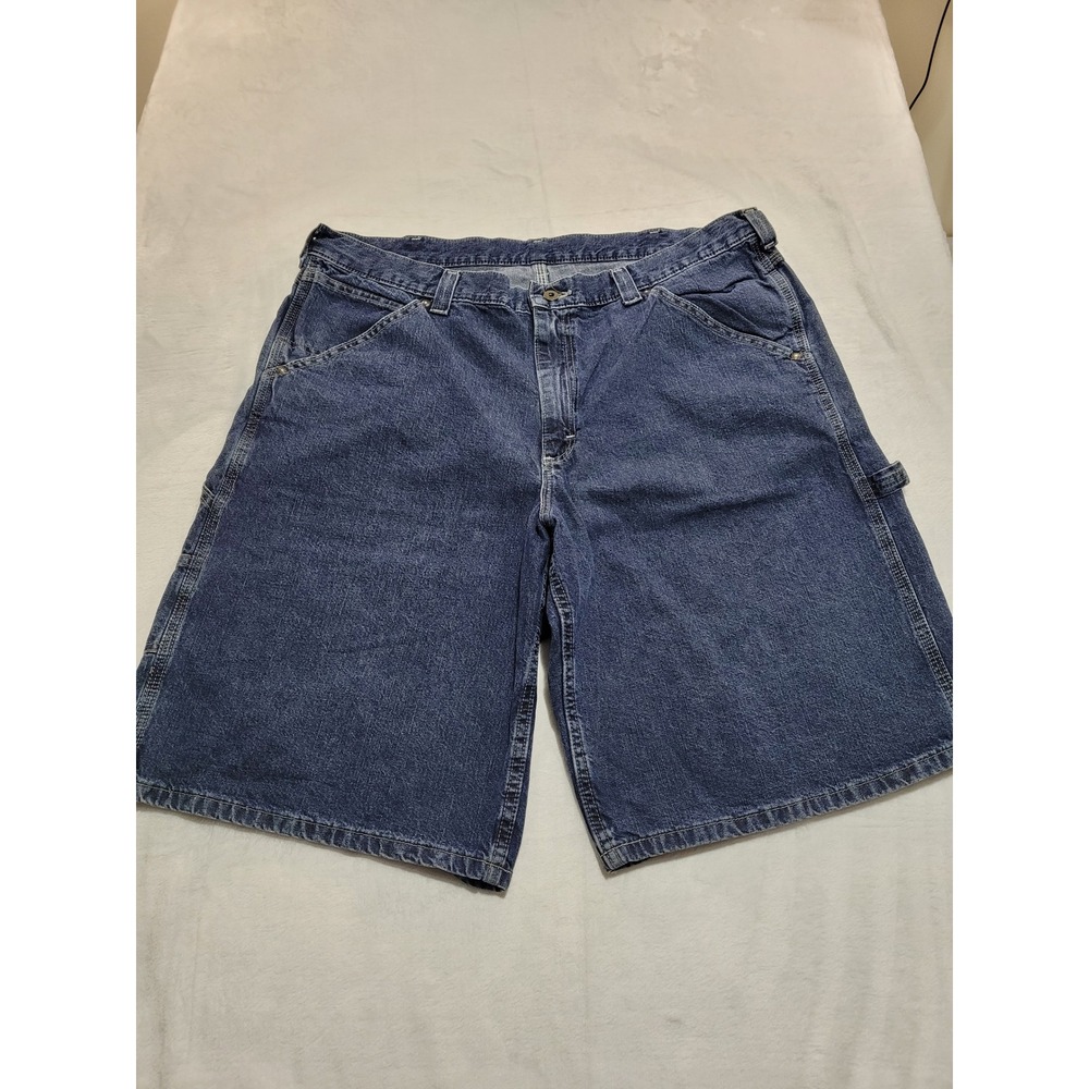Lee Dungarees Carpenter Shorts Mens 40 Blue Workwear Denim
